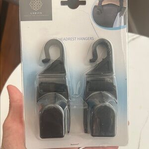 Black Car Headrest Hangers